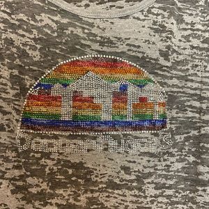 Rhinestone Denver Nuggets tshirt